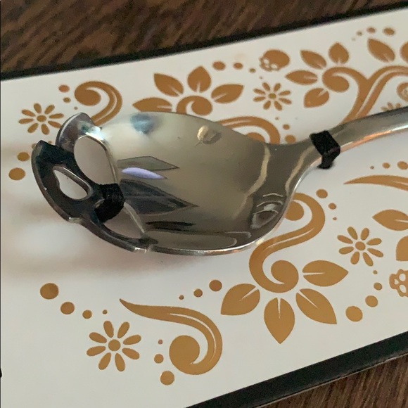 Skull Sugar Spoon Stainless Steel NWT - Picture 7 of 7